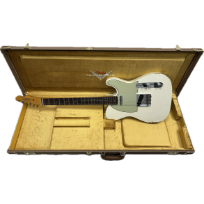 (DEMO) Fender Custom Shop '63 Telecaster Relic Electric Guitar - Aged Olympic White
